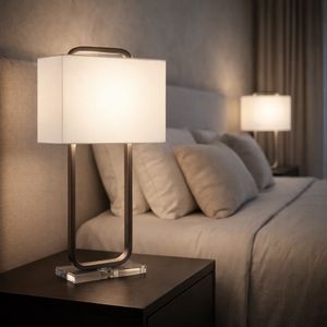 CASPERSHAW SILVER LAMP 25 (IN) 12