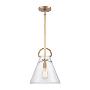 Gabby 11'' Wide 1-Light Mini Pendant - Brass 1