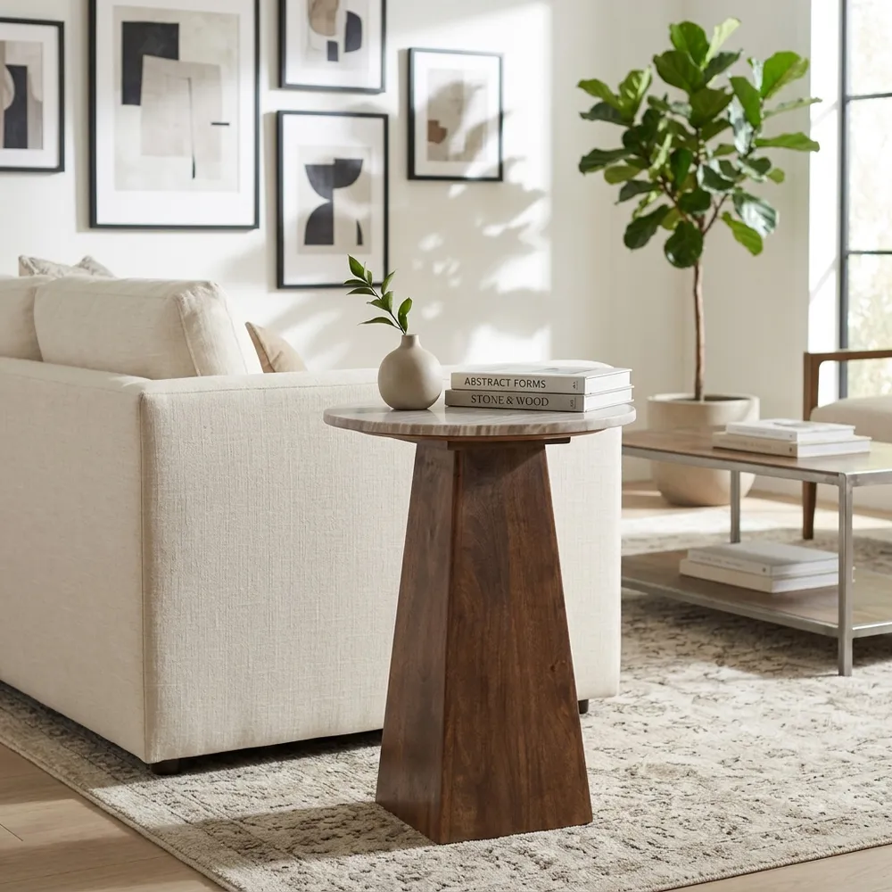 JAKEFORD TAN TABLE 22 (IN)