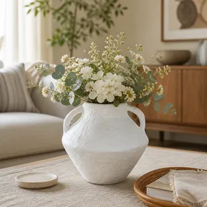 FERRIS WHITE VASE 9 (IN) 2