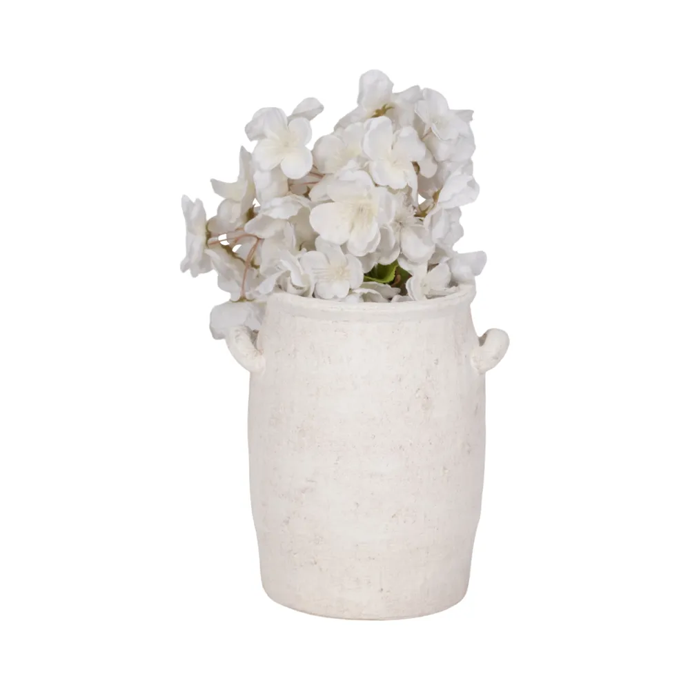 FRAZERCROSS WHITE VASE 8 (IN)