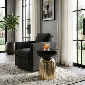 DENTONSIDE BLACK TABLE 18 (IN) 11