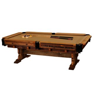 Barnwood Pool Table - (includes cloth) - Setup to be coordinated locally by customer