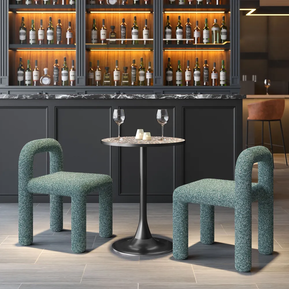 Arum Dining Chair Snowy Green