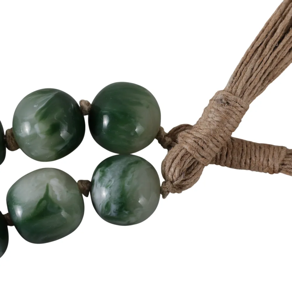ROSSROSE GREEN BEAD 1 (IN)