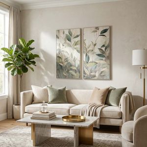 GRADYLEY SET OF 2 TAN ART 50 (IN) 2