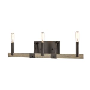 Transitions 22'' Wide 3-Light Vanity Light - Oil Rubbed Bronze 1
