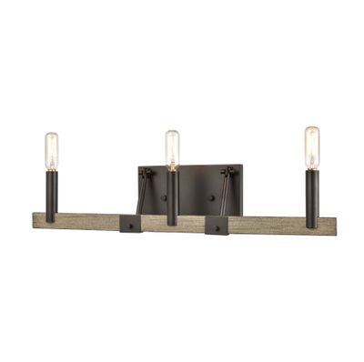 Transitions 22″ Wide 3-Light Vanity Light - Oil Rubbed Bronze