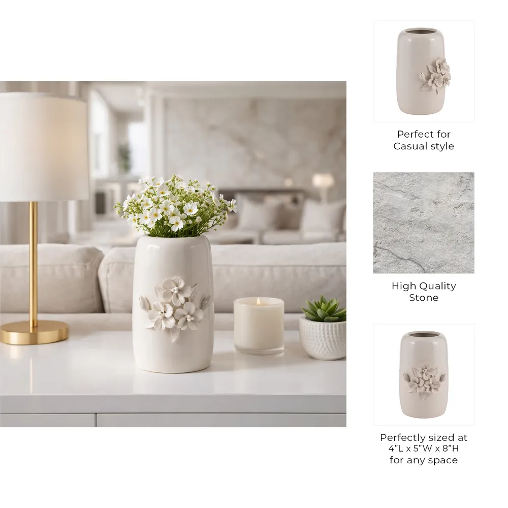 KNOXFIELD IVORY VASE 8 (IN)