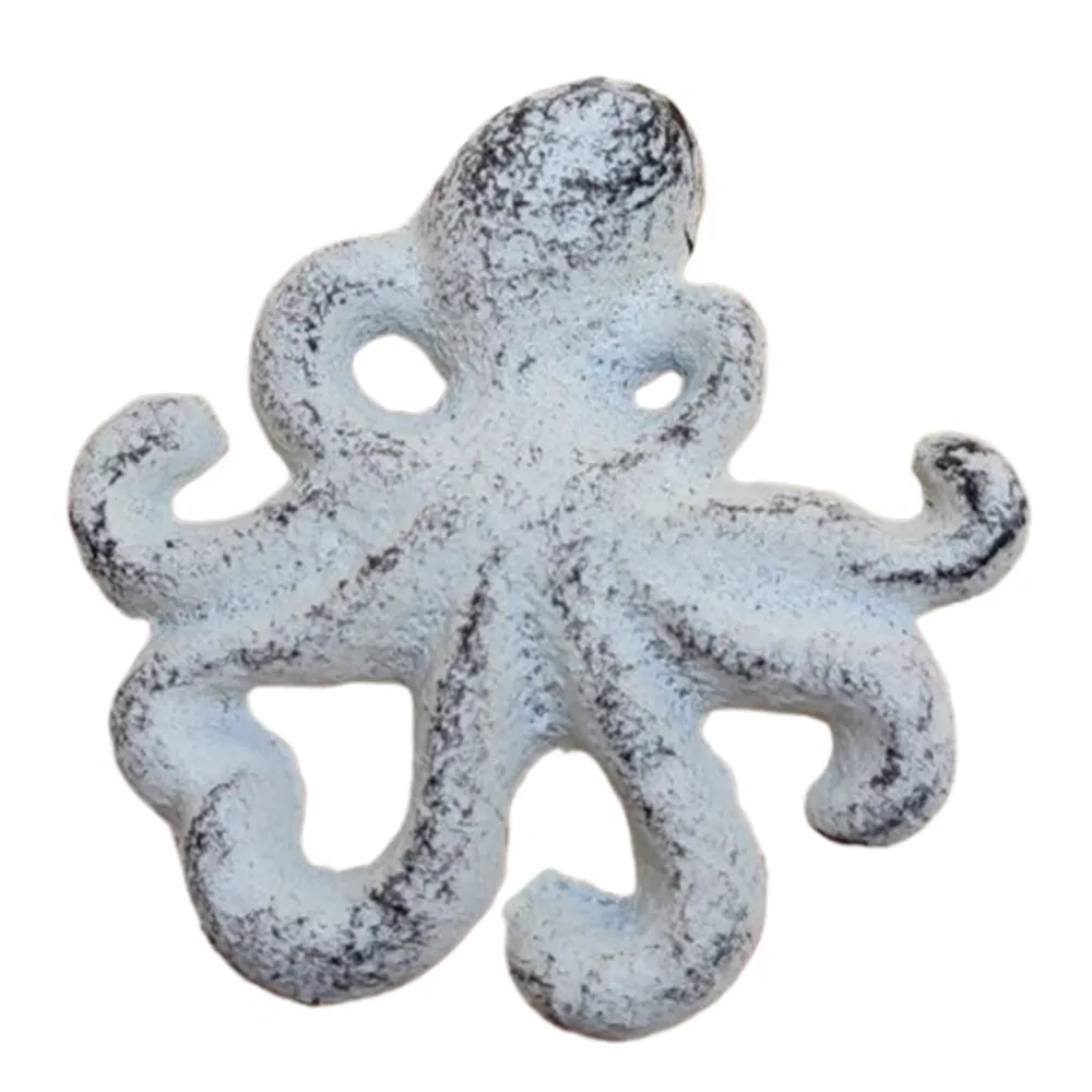 2" OCTOPUS DRAWER PULL WHITE C/I