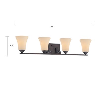 Treme 32'' Wide 4-Light Vanity Light - Espresso