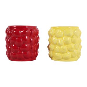 DURBANMOOR SET OF 2 RED PENCIL CUP 4 (IN) 6