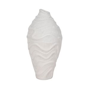 CAMDENSHAW WHITE VASE 14 (IN) 5