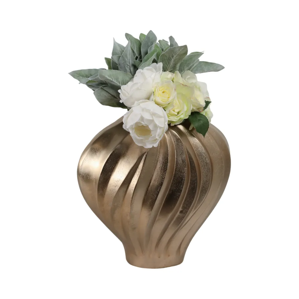 HAXTON GOLD VASE 15 (IN)