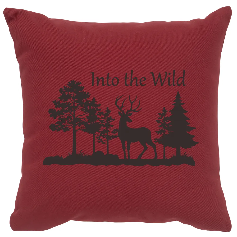 Image Pillow - Into Wild - Cotton Brick