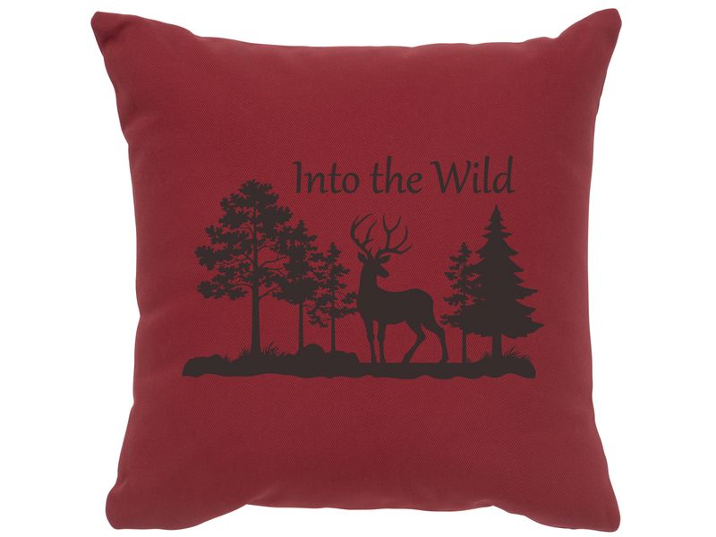 Image Pillow - Into Wild - Cotton Brick 1