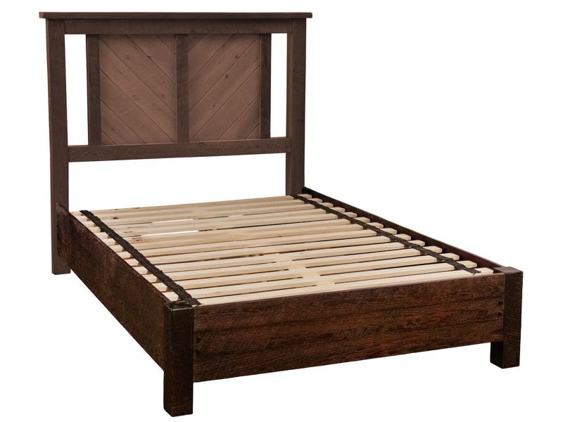 WoodShop Carriage House Bed with Rail System - Cal King 3