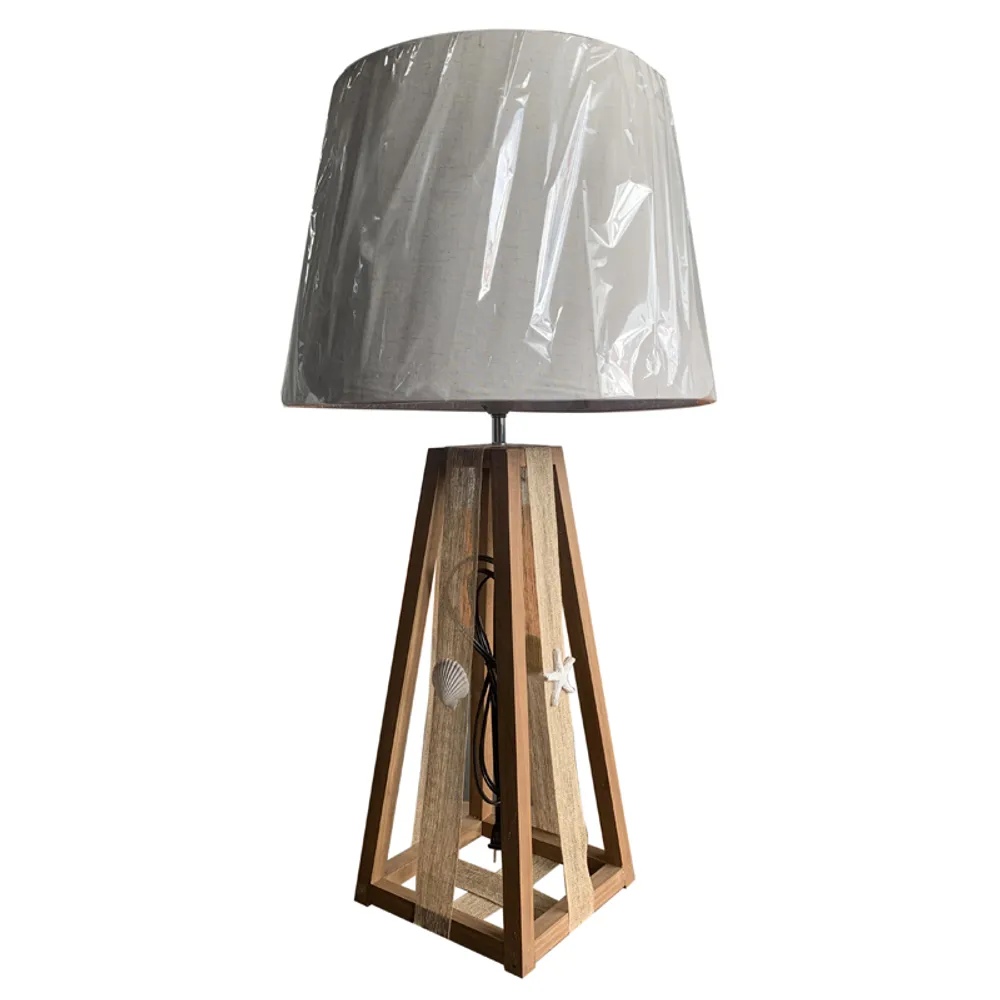 31" ROPE WRAPPED SEA TREASURE LAMP