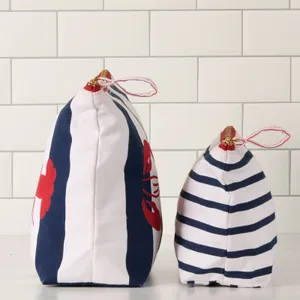 Lobster Club Essential Canvas Pouch Set of 2 3