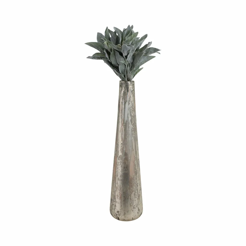 MILTONFORD TAN GLASS VASE 26 (IN)