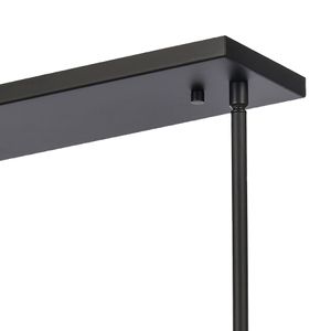 Fantania 36'' Wide 4-Light Linear Chandelier - Matte Black 4