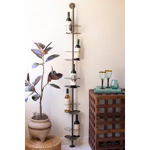 Metal Wall Wine Rack 1