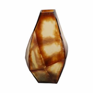 BOLTONHAVEN BROWN GLASS VASE 12 (IN) 1