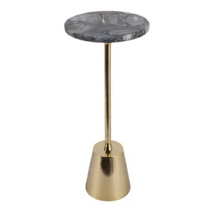 CONNORCROSS GOLD ACCENT TABLE 25 (IN) 1