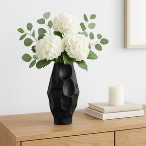 ELWYNSIDE BLACK VASE 16 (IN) 10