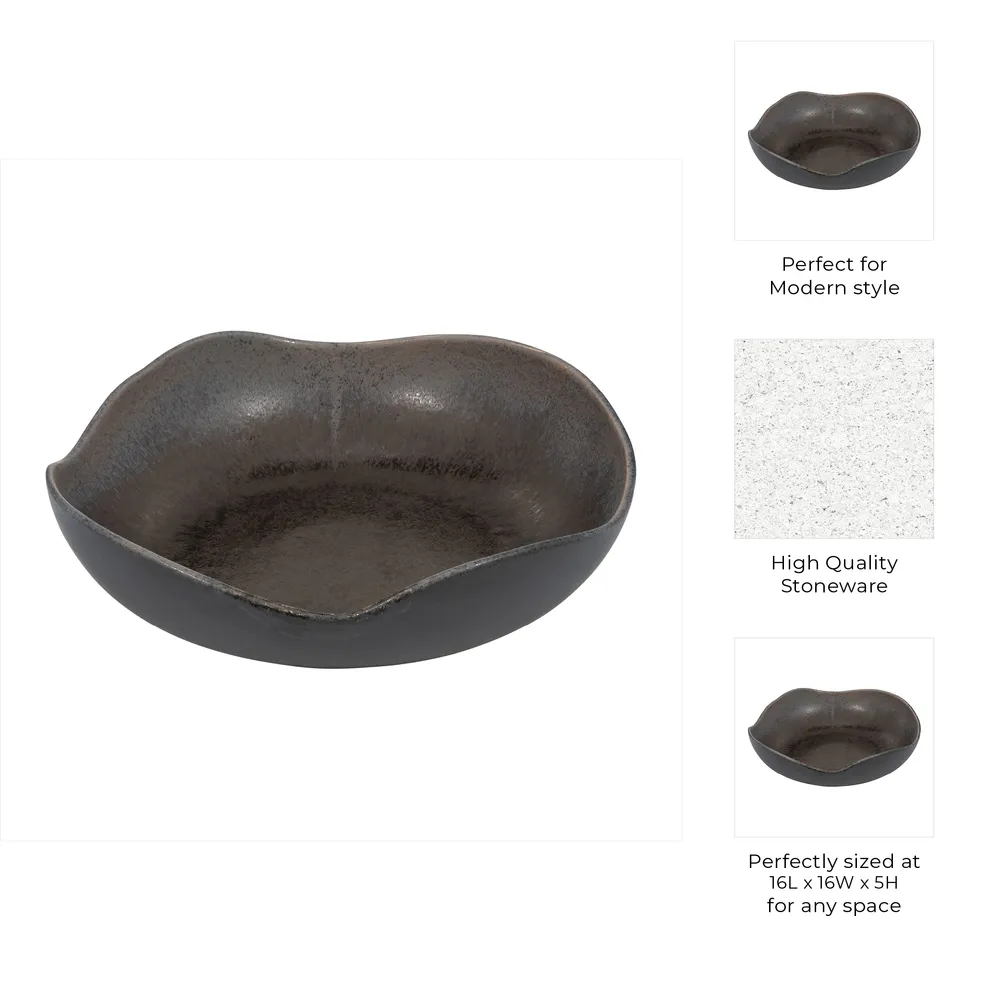 EVANDERBURN BROWN BOWL 5 (IN)