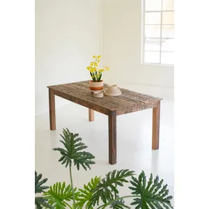 Recycled Truck Wood Dining Table 3