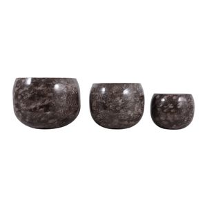 JAKEWICK SET OF 3 BROWN PLANTER 11 (IN) 5