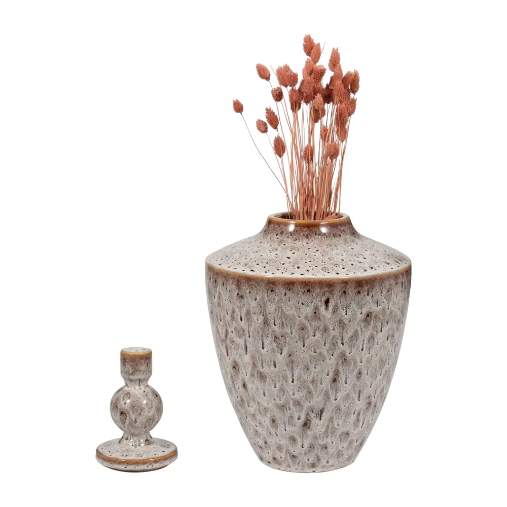 LINTONLAKE WHITE VASE 18 (IN)