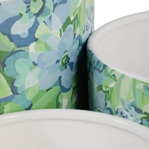 HARMONWIND SET OF 3 BLUE PLANTER 11 (IN) 6