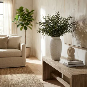 BENNETSIDE WHITE VASE 15 (IN) 11