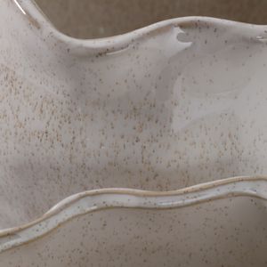 DRAPERSTONE SET OF 2 IVORY PLANTER 6 (IN) 8