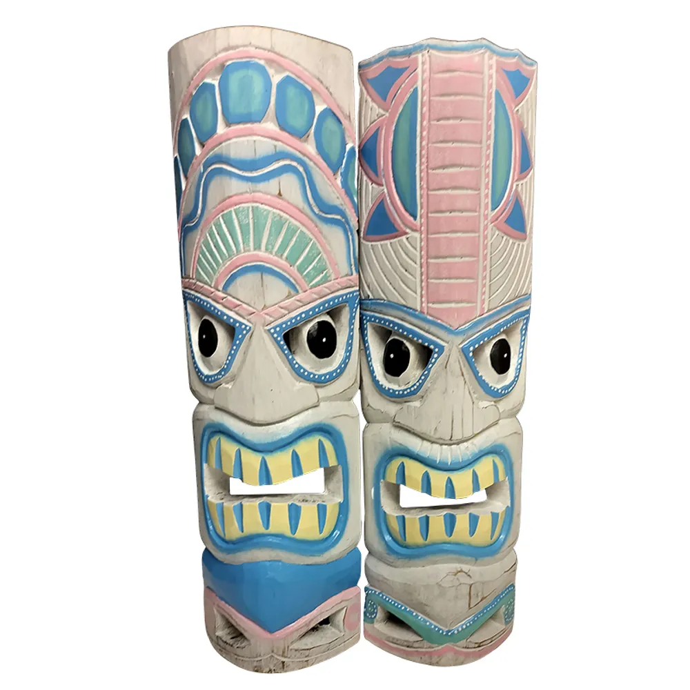 20" TIKI MASK 2-ASST