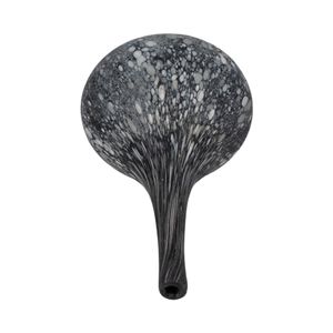 DOUGALROSE GRAY GLASS VASE 15 (IN) 6