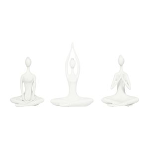 HUNTERHAM SET OF 3 WHITE DECOR 10 (IN) 1