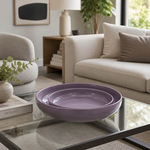 PEYTONWICK SET OF 2 PURPLE BOWLS 4 (IN) 13