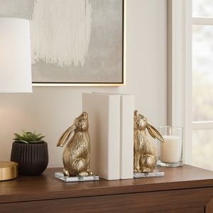GARRETTSHAW SET OF 2 GOLD DECOR 9 (IN) 11
