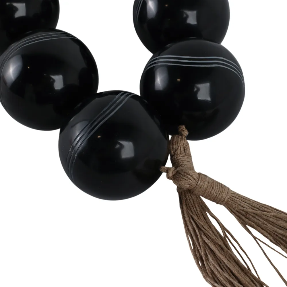 GORDONSTONE BLACK BEAD 3 (IN)