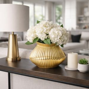 TARYNVALE GOLD VASE 9 (IN) 2