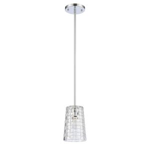 Lightweave 5.5'' Wide 1-Light Mini Pendant - Polished Nickel 2