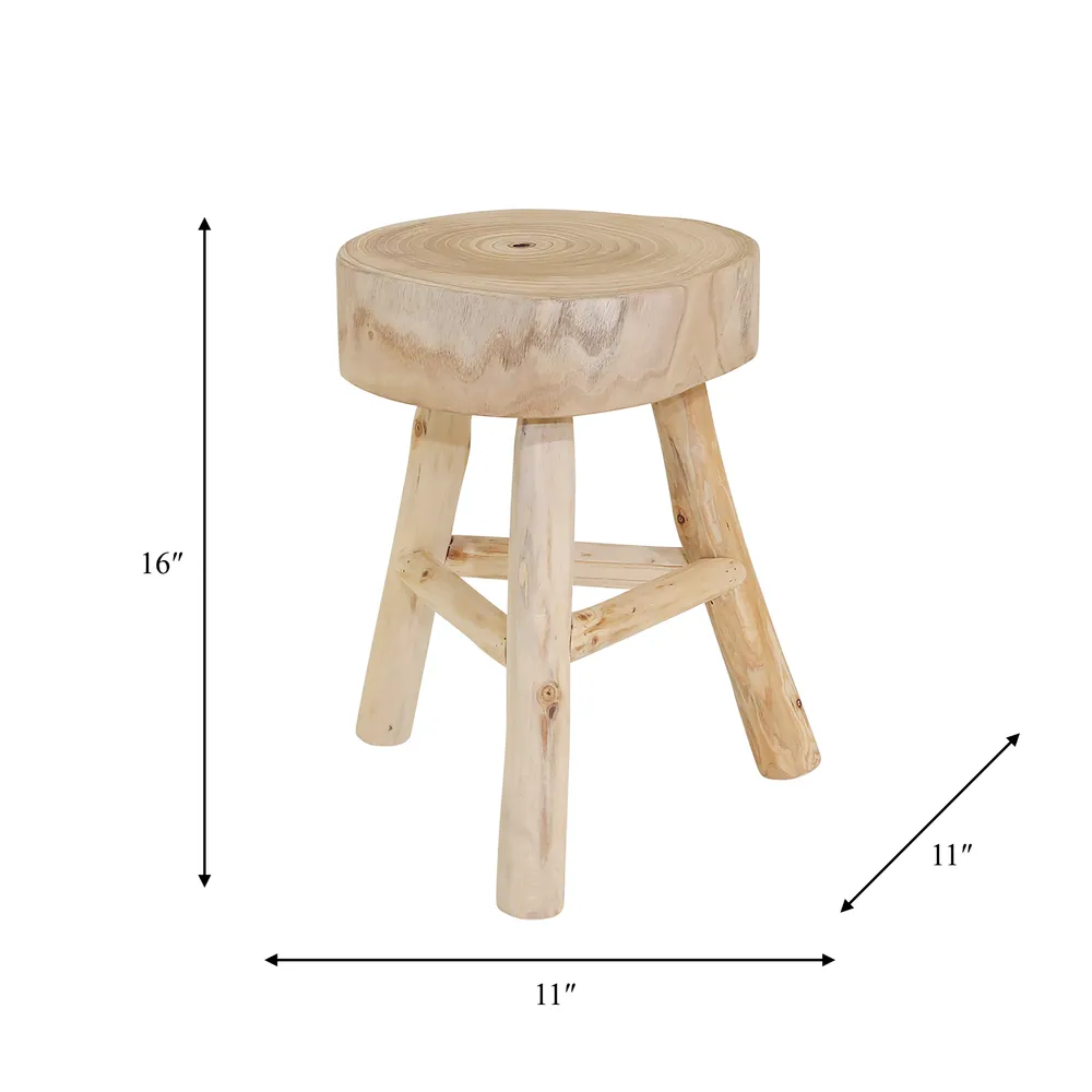 MARCWELL IVORY STOOL 16 (IN)