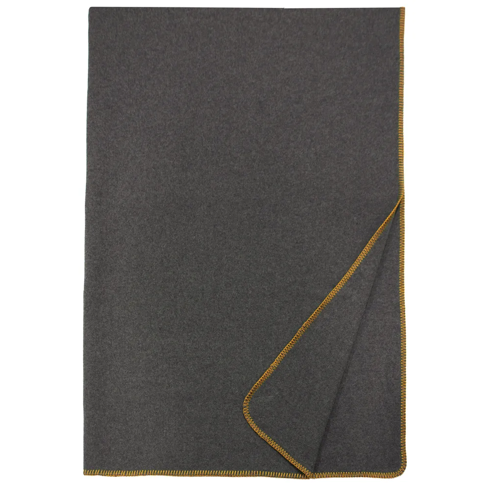 Solid Greystone (Gold) - Throw - 60x72