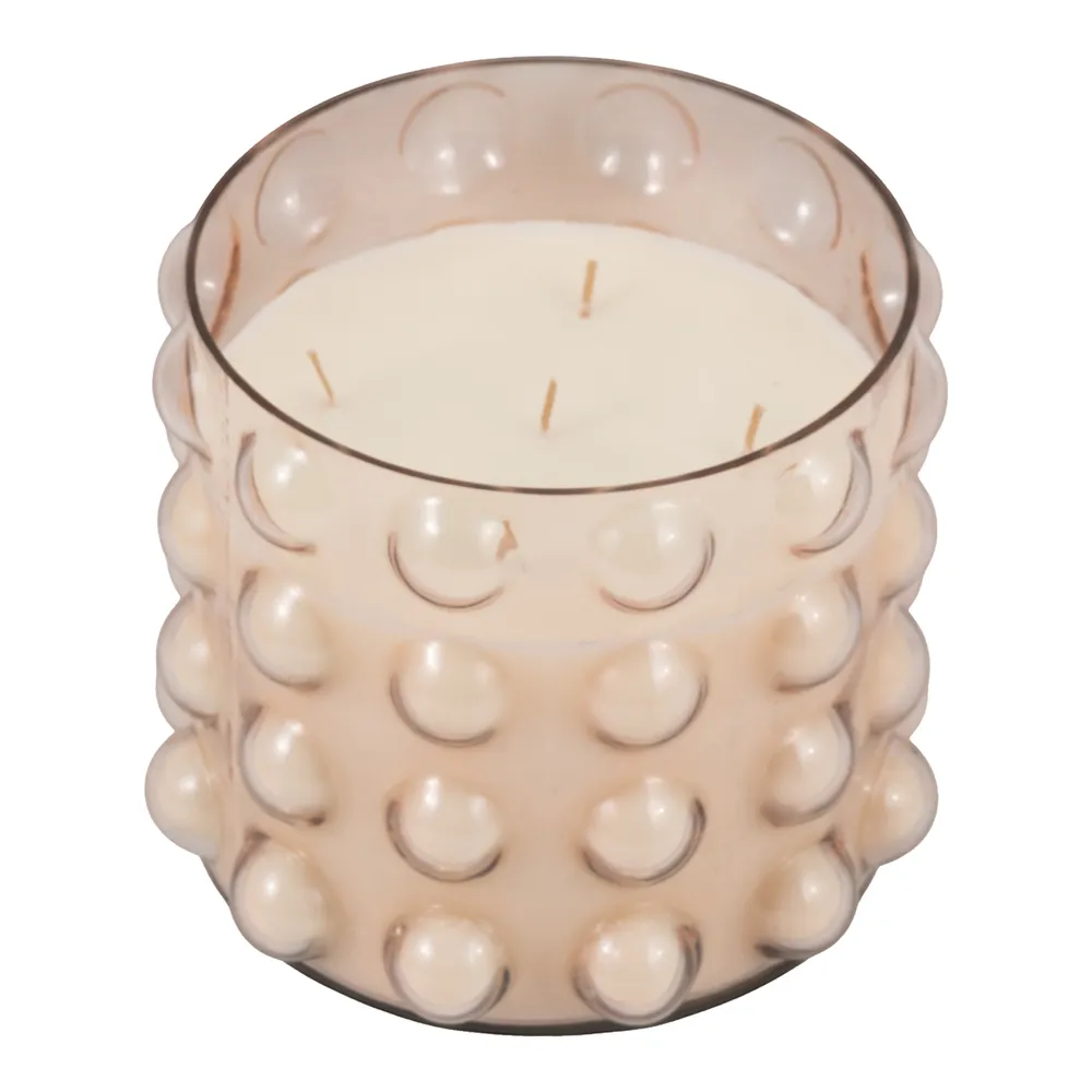 BUFORDHAM PINK CANDLE 7 (IN)