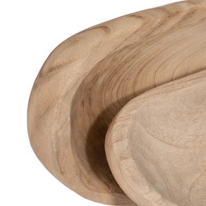 ELTONWIND SET OF 2 BROWN BOWLS 4 (IN) 7