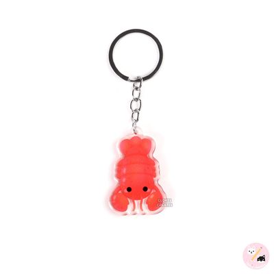 GLITTER KEYCHAIN - LOBSTER