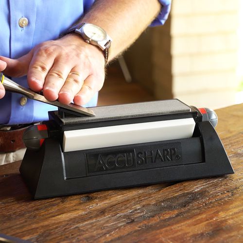 AccuSharp Tri Stone Sharpener Bench Stone Kit